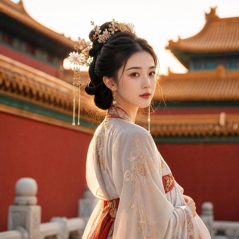Sesion de fotos Hanfu en Beijing - vestuario tradicional y fotografo profesional